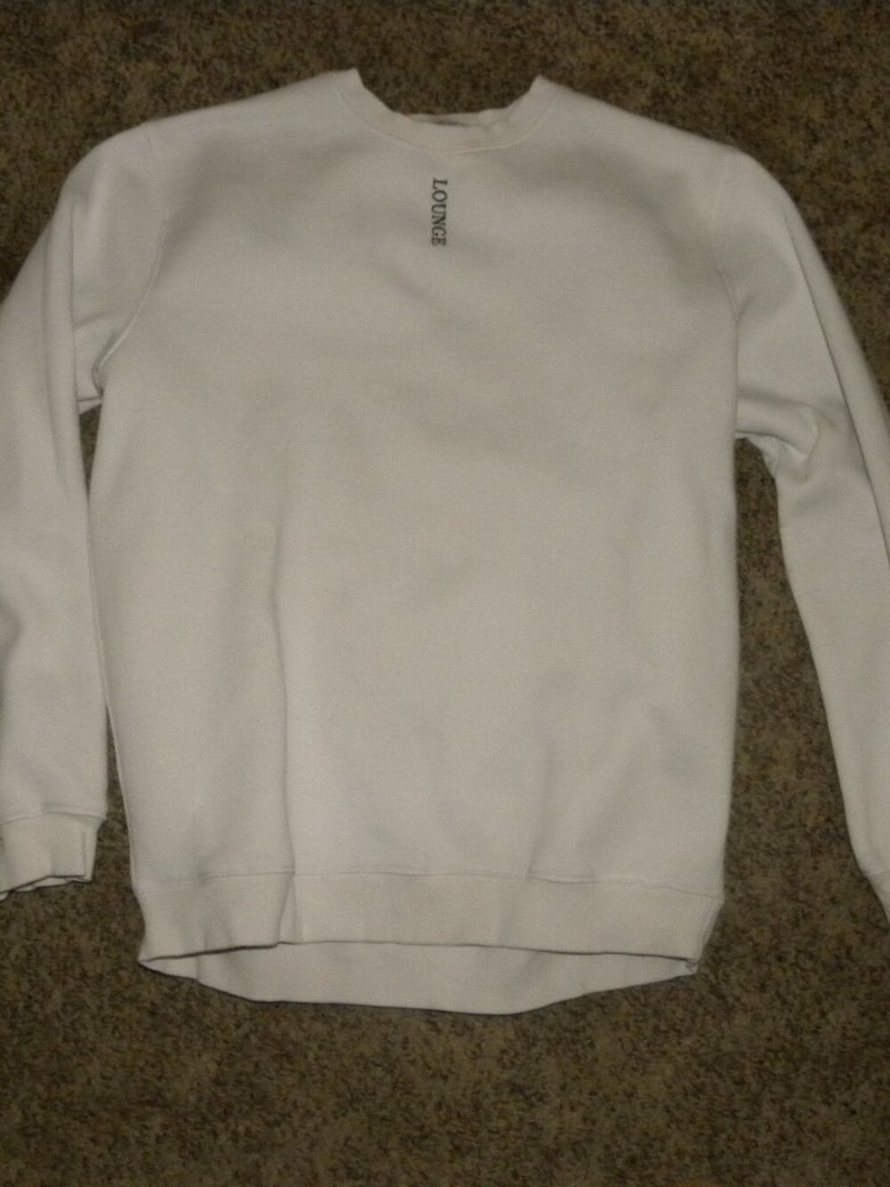 Women Size Large - White Pullover Sweatshirt by Lounge